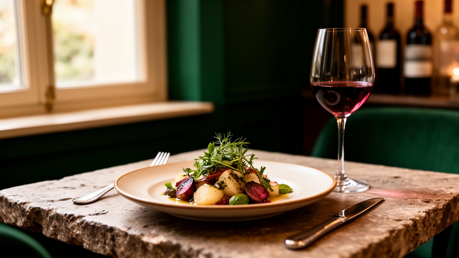 Table bistronomique au DéCi Comptoir Gourmand